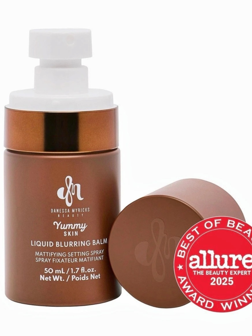 Danessa Myricks Beauty Yummy Skin Liquid Blurring Balm Mattifying Setting Spray